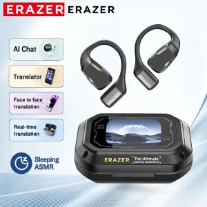 Erazer XP6 AI Translator Earbuds – Waterproof Bluetooth Gaming Headset