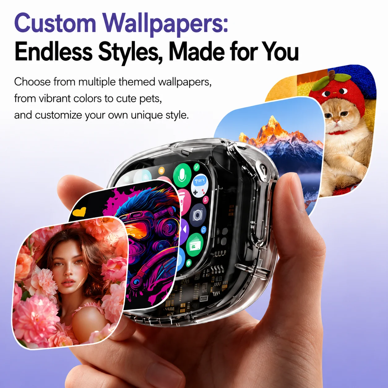 Kouo Bluetooth 5.4 Translation Earbuds – Smart Touch-Screen Case - Image 3