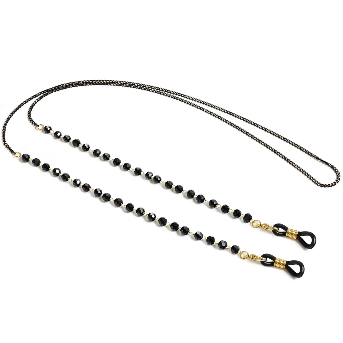 Skyrim Crystal Beaded Glasses Chain – Clear Zircon Eyewear Lanyard - Image 8