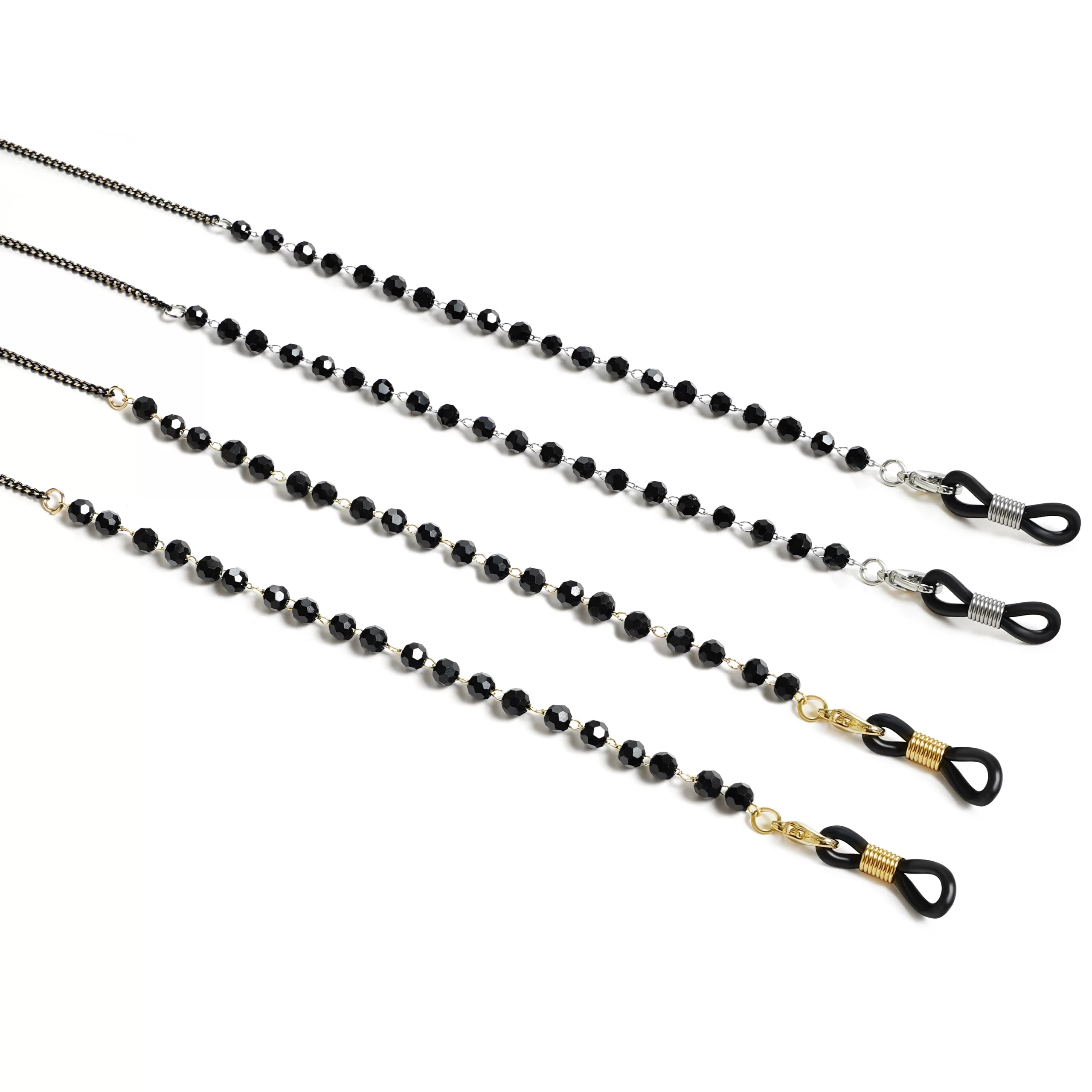 Skyrim Crystal Beaded Glasses Chain – Clear Zircon Eyewear Lanyard - Image 4