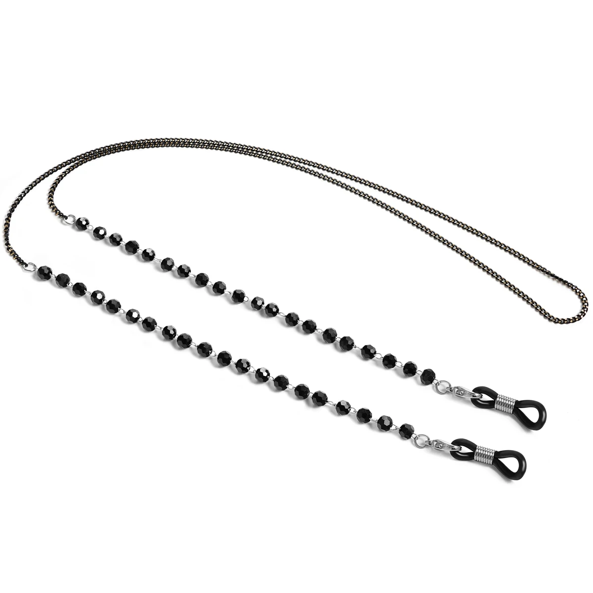 Skyrim Crystal Beaded Glasses Chain – Clear Zircon Eyewear Lanyard - Image 7