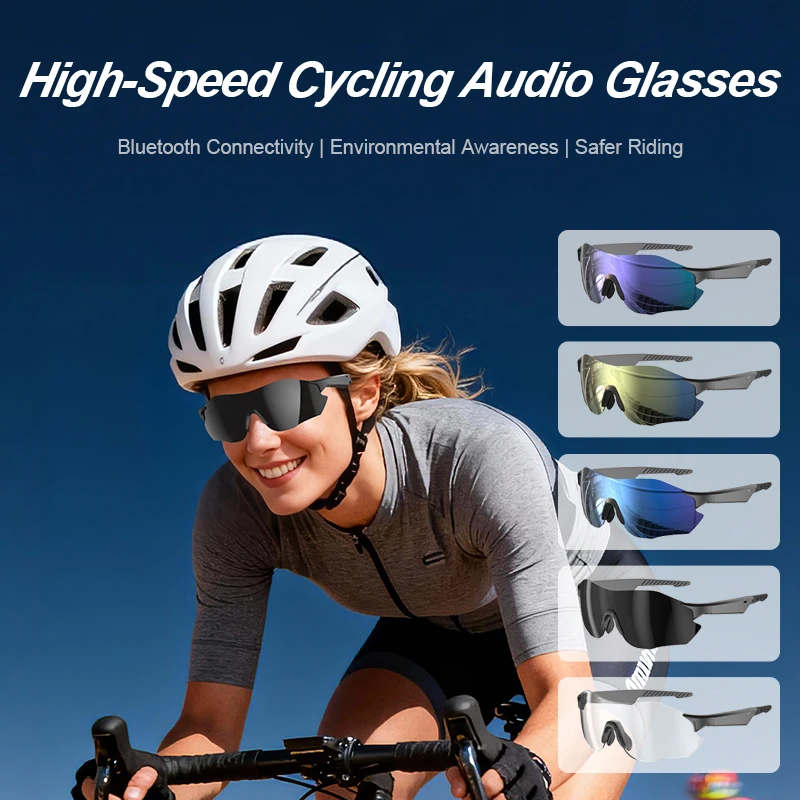 AIGLASSZ Vision V08 – Auto-Tinting AI Smart Glasses with Translation Earbuds, 2-in-1 - Image 2