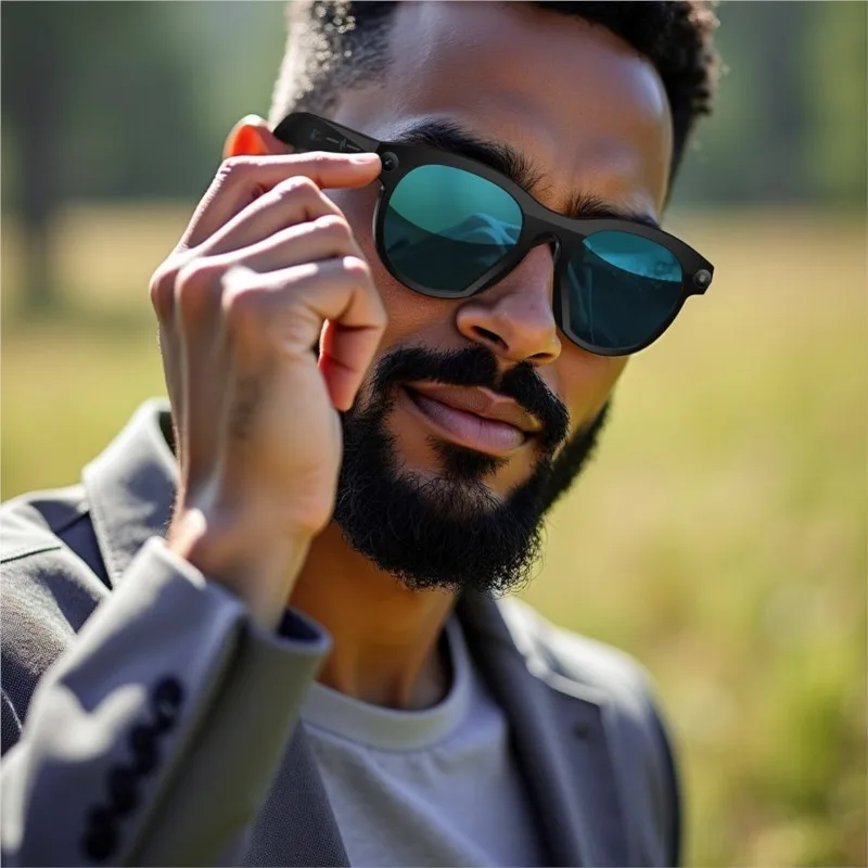 AIGLASSZ Vision V40 – AI Camera Glasses, HD Stabilized Video, Stereo Audio - Image 3