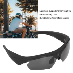 AIGLASSZ Vision V48 – 1080P Full HD Video Camera Sunglasses for Cycling, Hiking