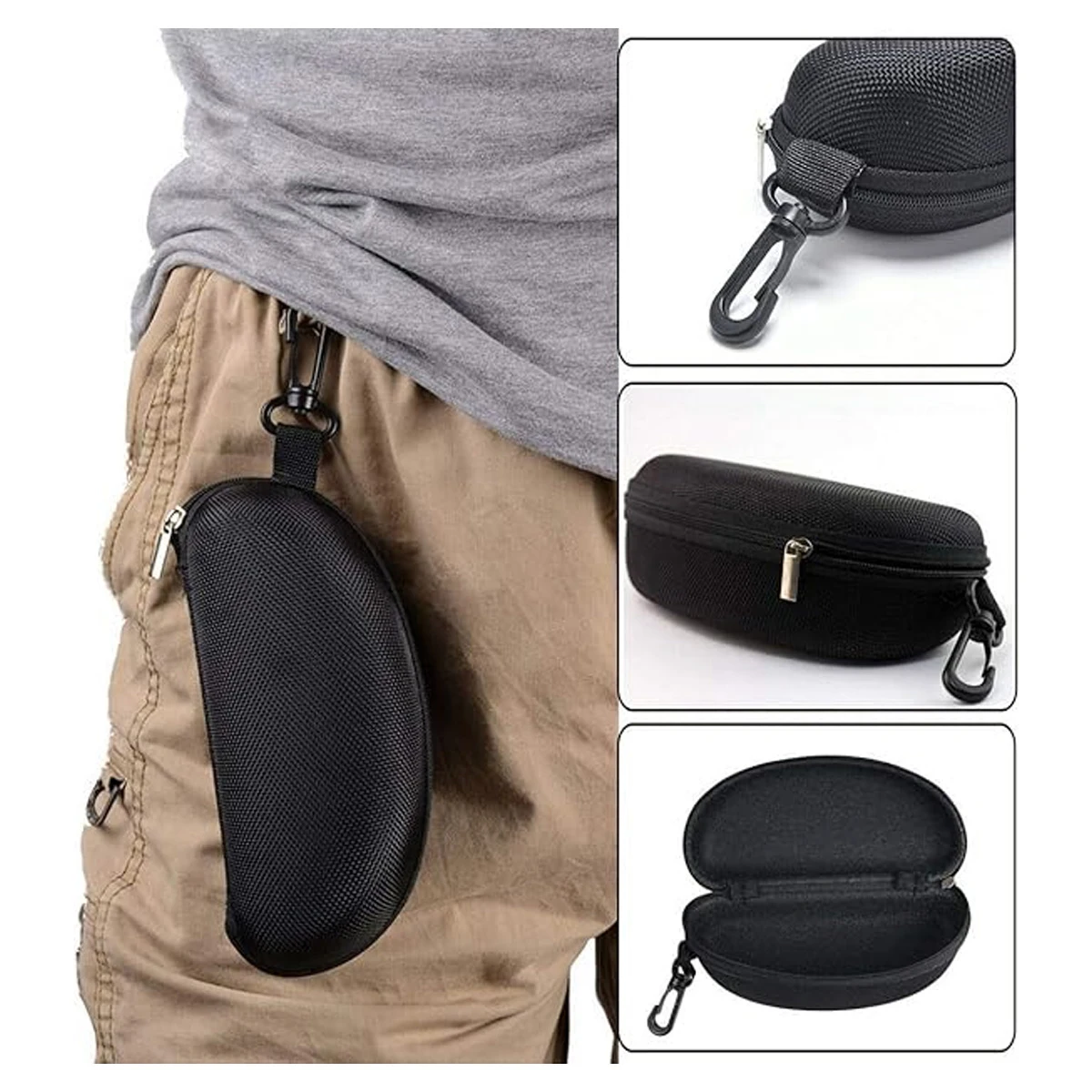AIGLASSZ Case C11 – Portable EVA Hard-Shell Eyeglasses Case, Anti-Scratch Travel Box - Image 6