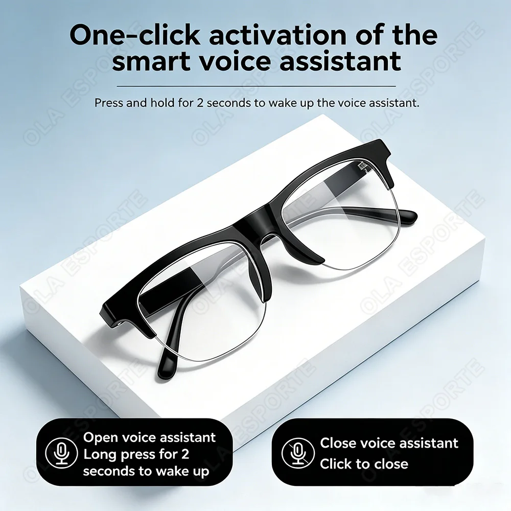 AIGLASSZ Vision V29 – Touch-Control Bluetooth Audio Sunglasses, Voice Assistant & Calls - Image 4