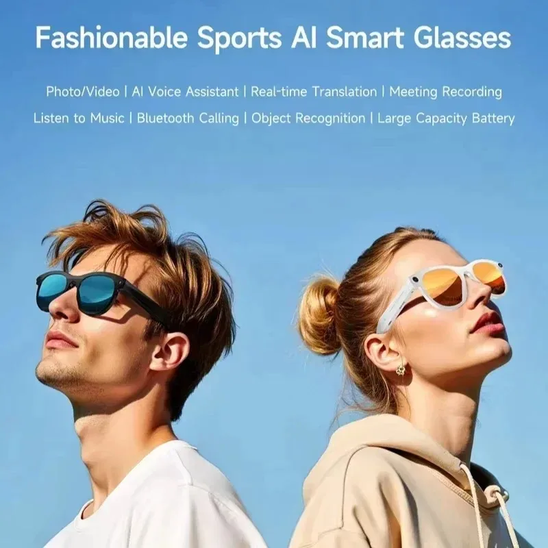 AIGLASSZ Vision V12 – Color-Changing AI Smart Glasses, 12MP Camera & Translation - Image 5