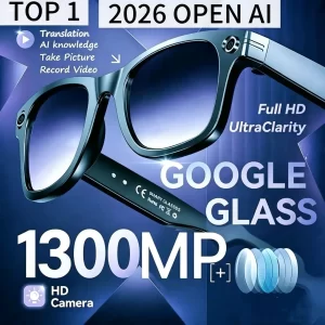Top 1 AI Smart Sunglasses – 13MP Camera, 100+ Language Translation