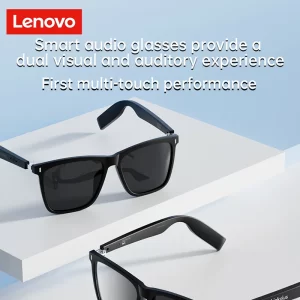 Lenovo Bluetooth 5.4 Audio Sunglasses – Surround Sound & HD Calls