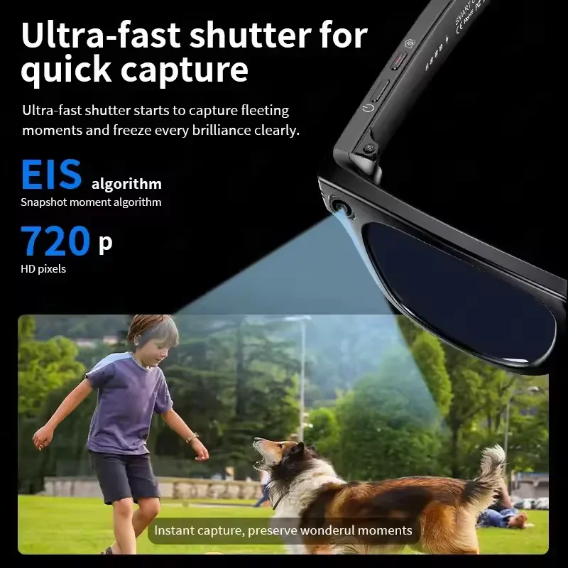 AIGLASSZ Vision V11 – 8MP Anti-Shake AI Smart Sunglasses, Translation, Calls & Music - Image 3