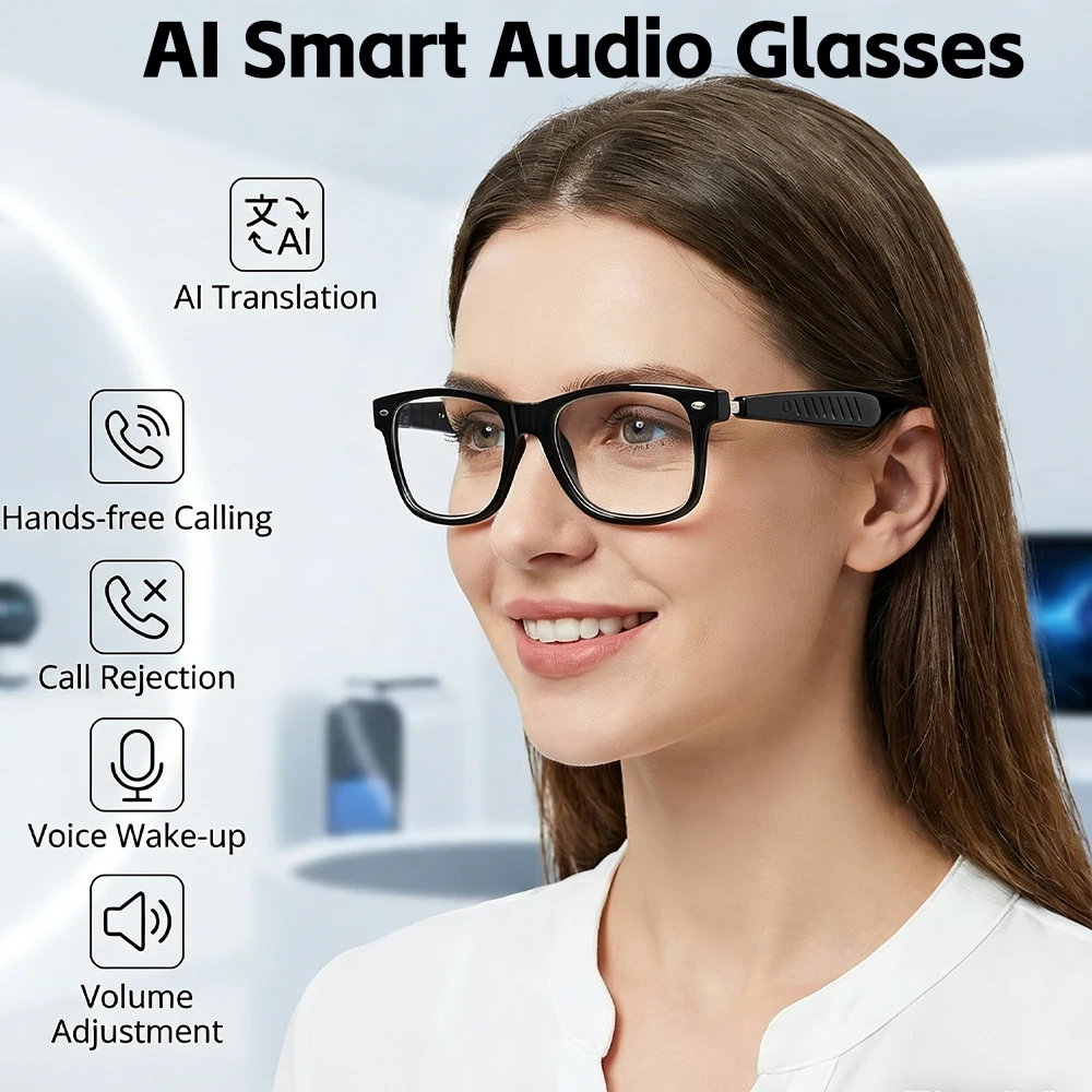 Senbono AI Translation Audio Sunglasses – 100+ Languages, Calls & Music - Image 2