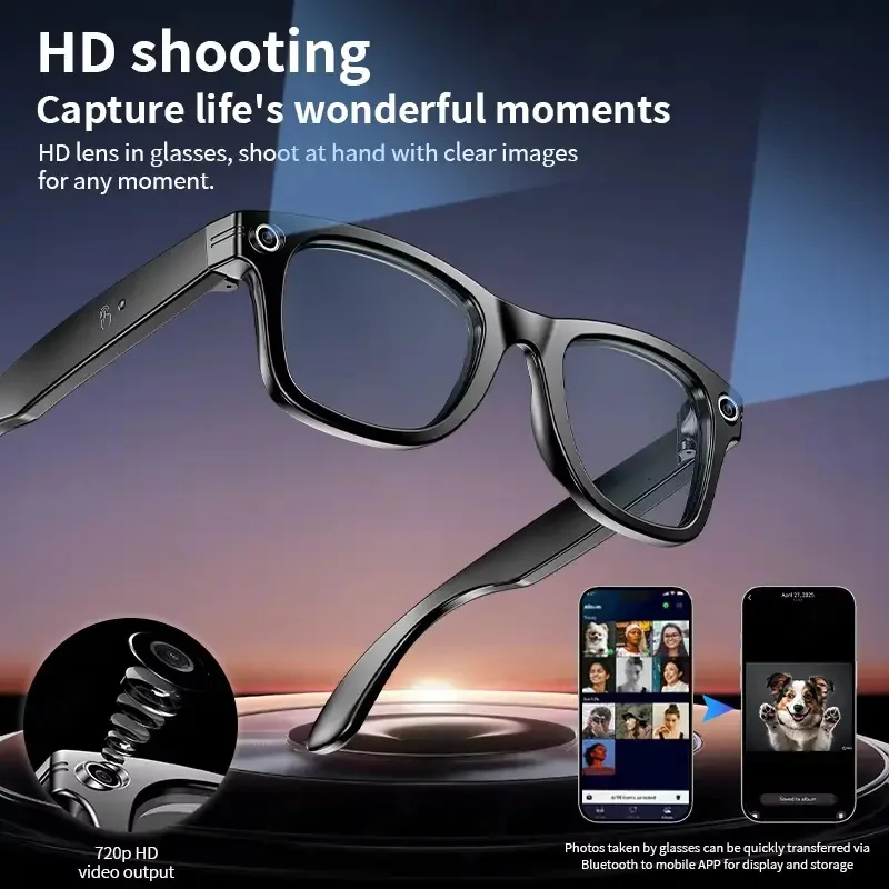 AIGLASSZ Vision V34 – 8MP AI Smart Sunglasses, 100+ Language Translation, Calls - Image 2