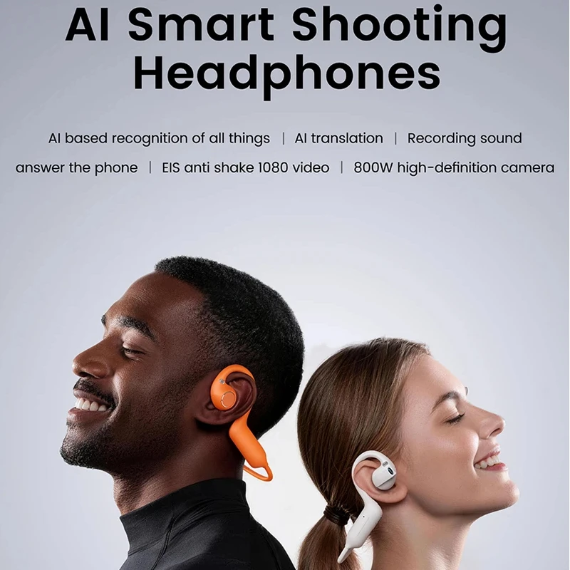 AIGLASSZ Lingo Buds LB04 – AI Camera Headphones, 8MP 4K Video, Hi-Fi Audio & ChatGPT - Image 2