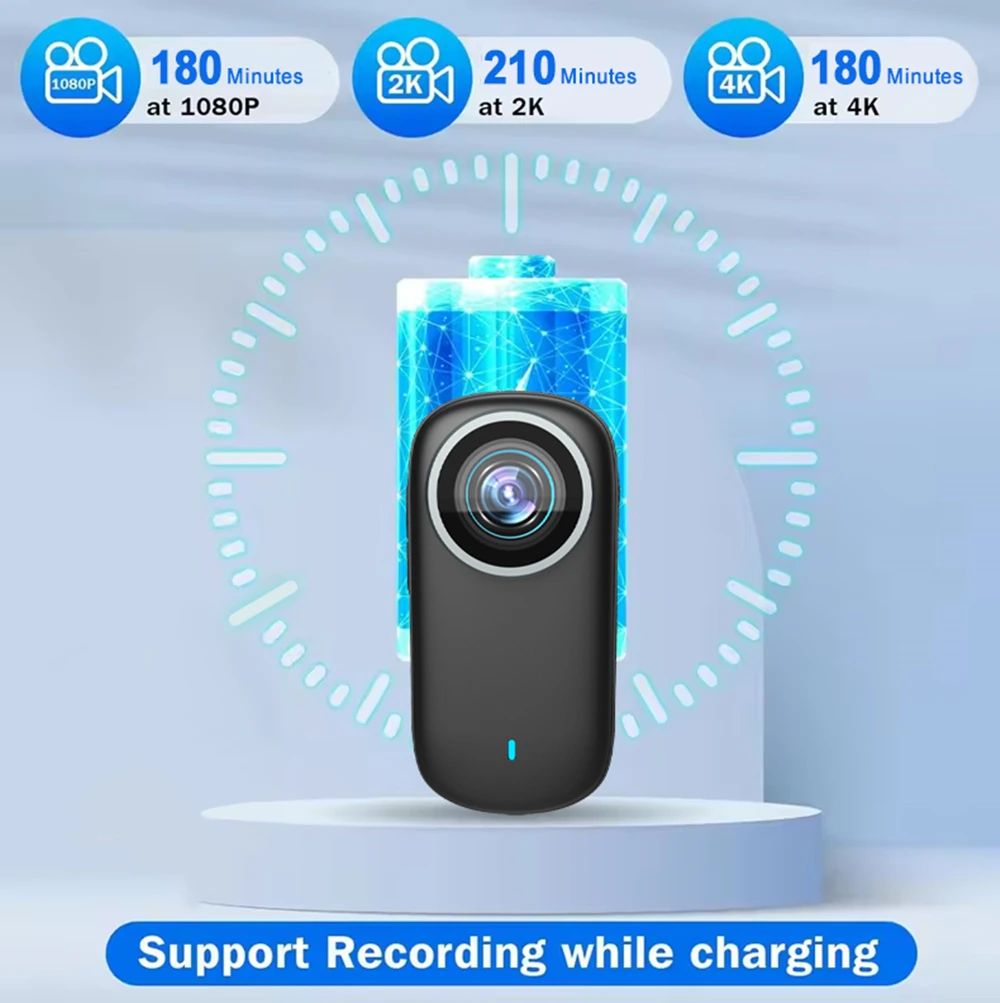 AIGLASSZ Trek TK08 – 4K Wi-Fi Mini Thumb Camera, Magnetic Chest Body Cam - Image 3