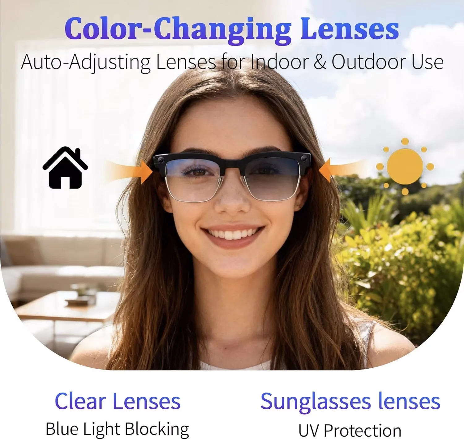 AIGLASSZ Vision V75 – AI Smart Glasses with 8MP Camera & HD Video - Image 4