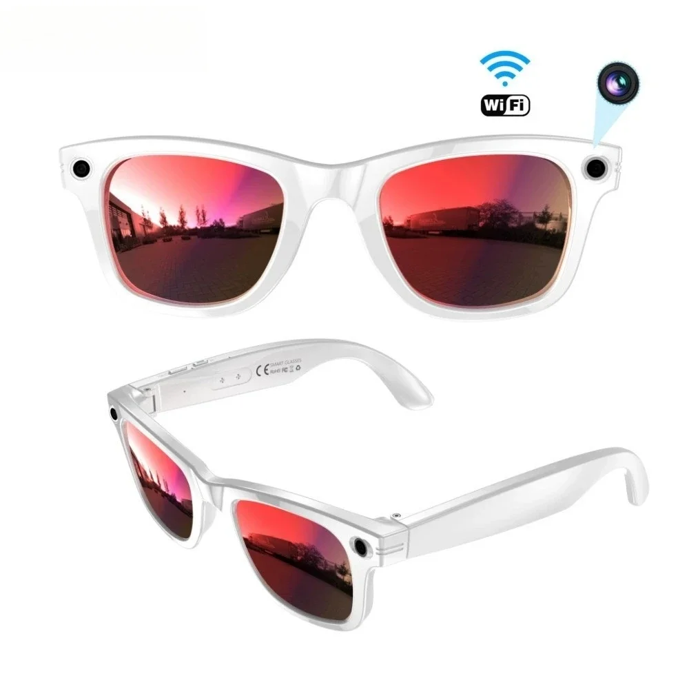 W610 Smart Sunglasses – 8MP Camera, Wi-Fi Touch Control & AI Translation