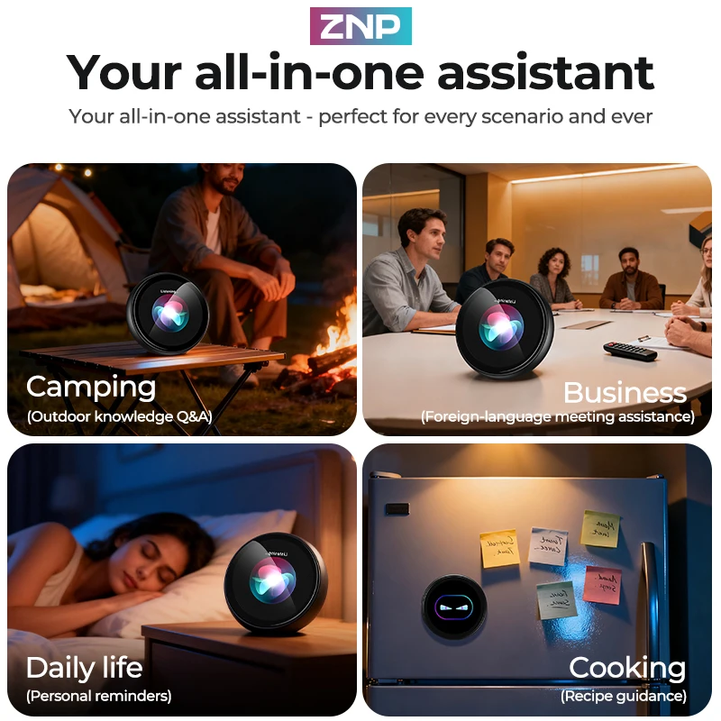 ZNP Z01 Ultra-Thin AI Voice Translator – Magnetic Touch Display - Image 5