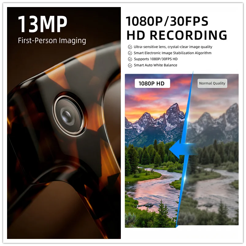 Hiwego AI Smart Sunglasses – 13MP Camera, ChatGPT & Calls - Image 3