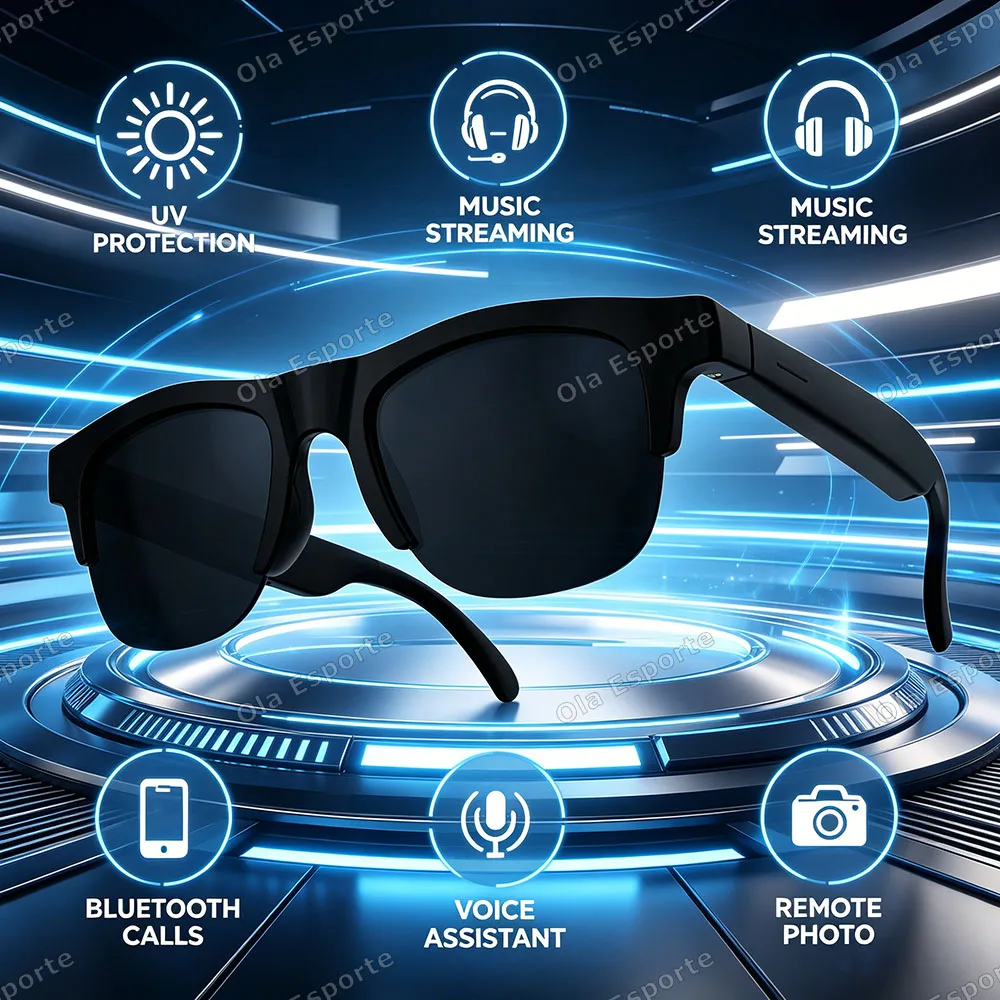 AIGLASSZ Vision V29 – Touch-Control AI Camera Sunglasses, Translator & Voice