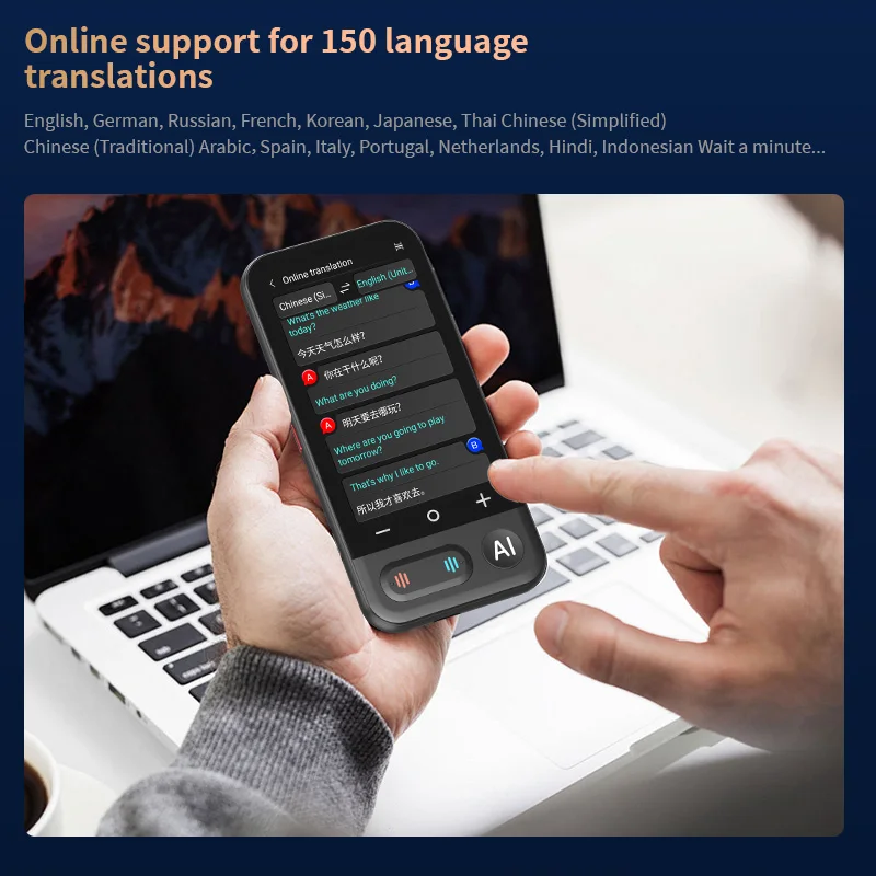 Z16 Portable AI Translator – Instant Voice & Offline Translation - Image 4