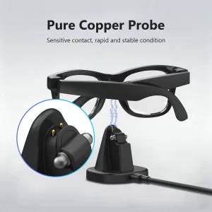 Portable Charging Stand for Ray-Ban Meta Wayfarer, Headliner & Skyler