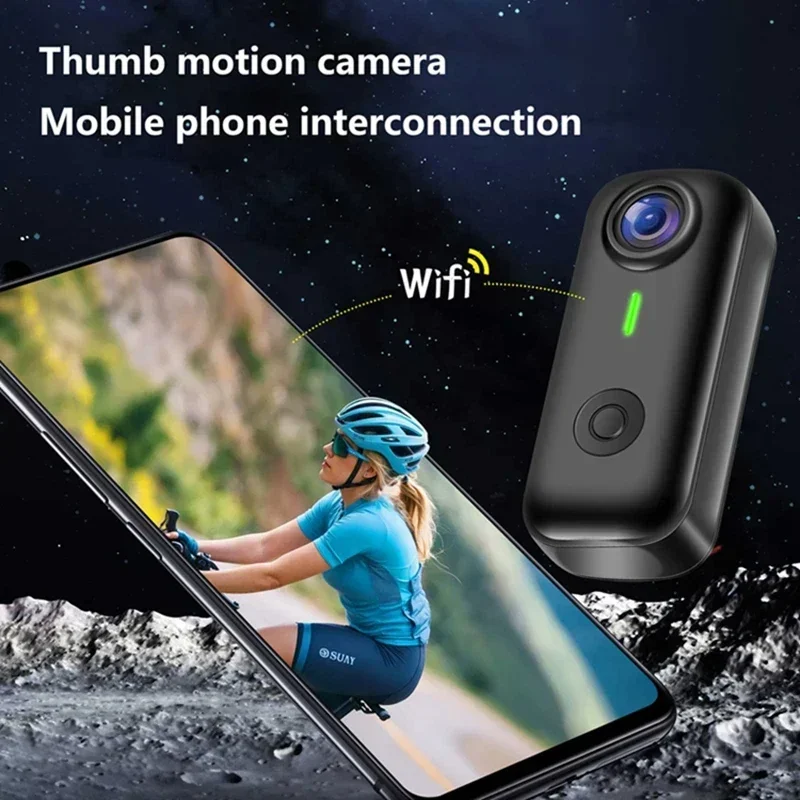 Lenovo Magnetic Mini Thumb Camera – 120° Anti-Shake Vlog Cam - Image 5