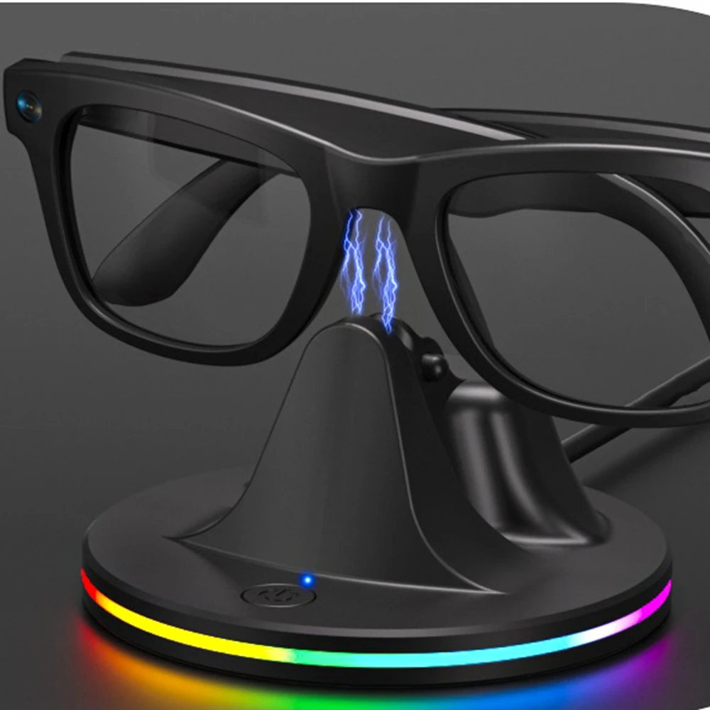RGB Charging Stand for Ray-Ban Meta Smart Glasses with USB-C Cable - Image 4