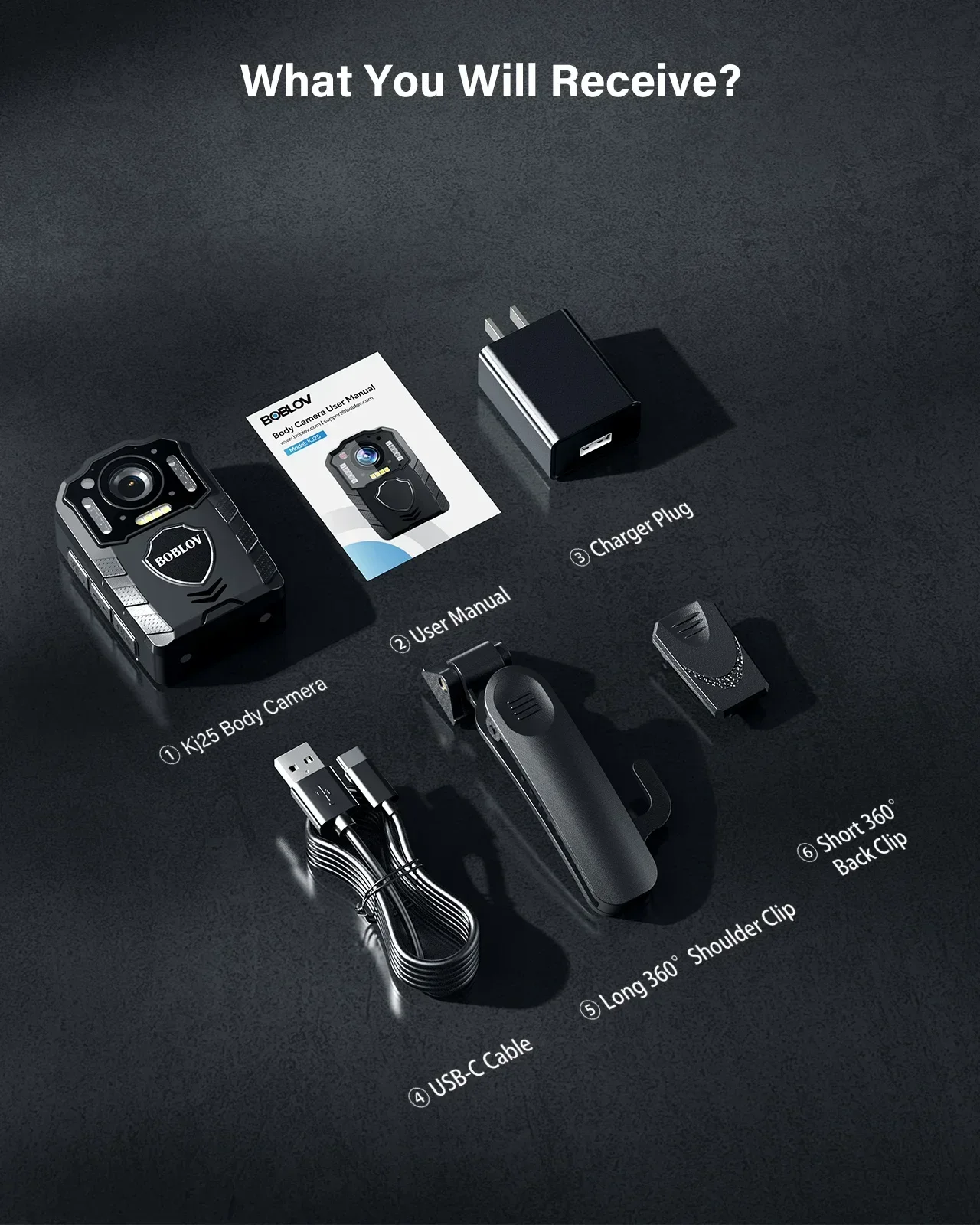 Boblov 1080P Mini Body Camera – 13-Hour Battery, Night Vision - Image 6