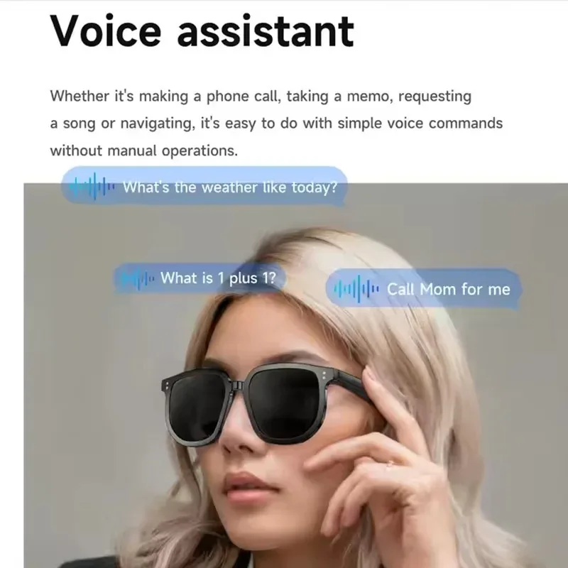 V1 Pro Smart Sunglasses with TWS Earbuds – Camera Remote & Hi-Fi Audio - Image 3