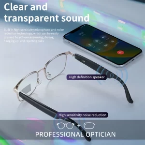 Clloio Bluetooth Audio Glasses – Photochromic, Prescription-Ready