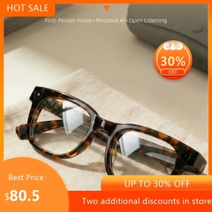 AIGLASSZ Vision V74 – 13MP AI Smart Glasses, Live Streaming, Anti-Shake Video