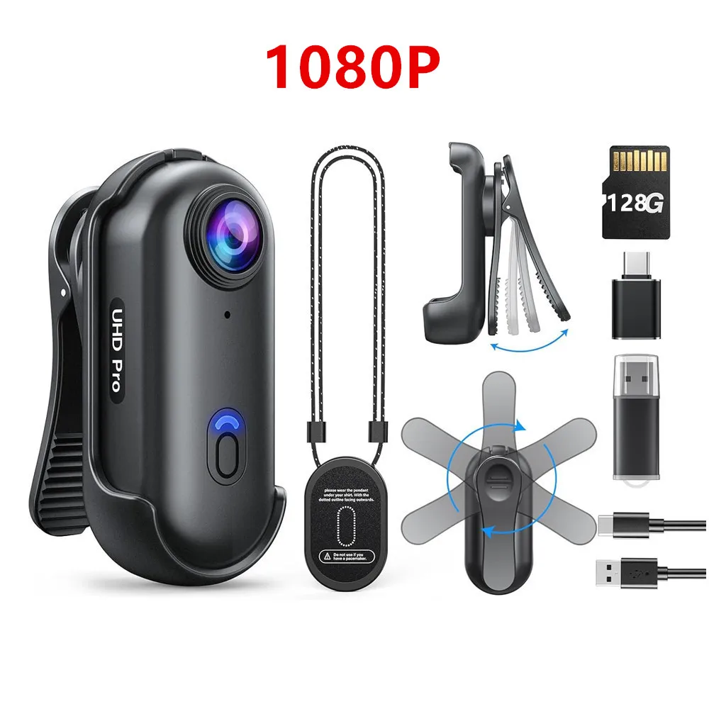 AIGLASSZ Trek TK07 – 1080P Mini Body Camera with Rotatable Clip, Wearable Recorder - Image 7