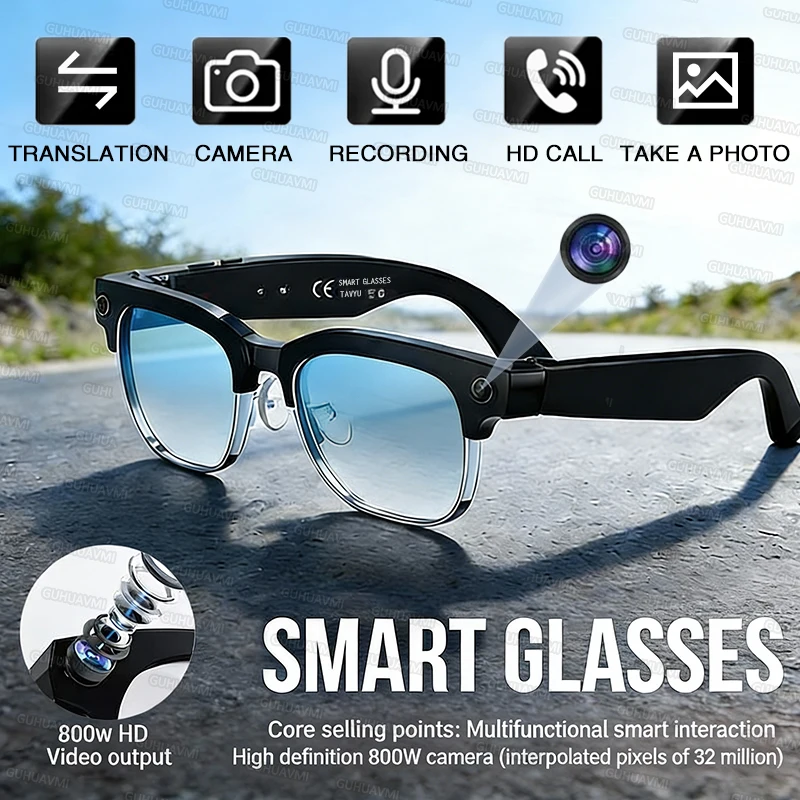 AIGLASSZ Vision V79 – 8MP Camera Smart Sunglasses, AI Photo Recognition & Voice - Image 7