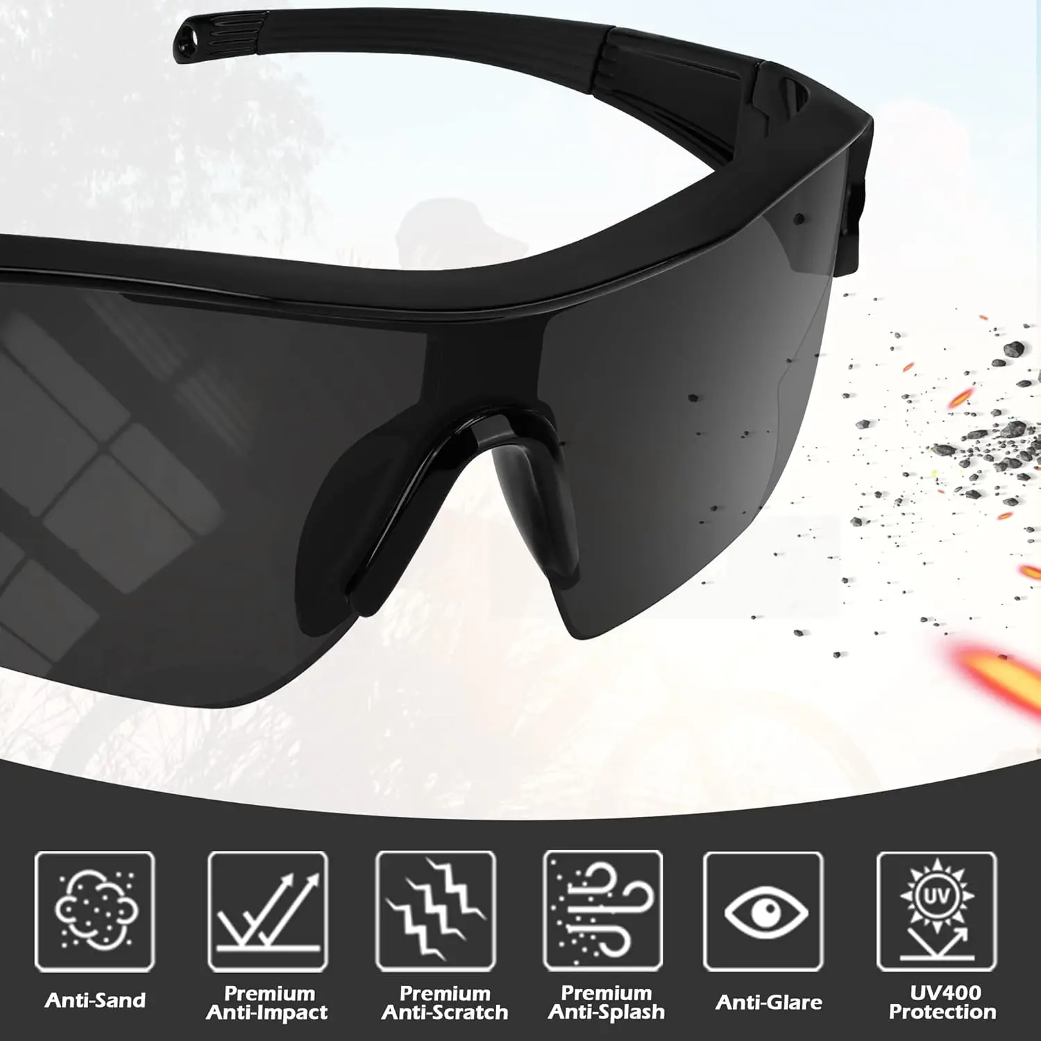 Photochromic Replacement Lenses for Ray-Ban Meta Wayfarer 50mm (Non-Polarized) - Image 5