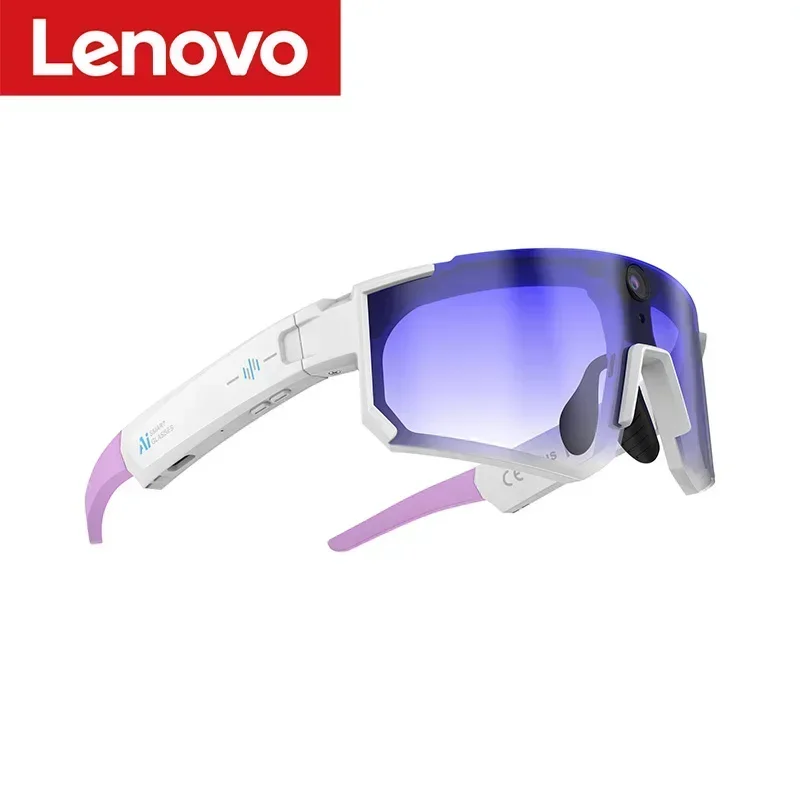Lenovo Anti-Shake Camera Cycling Sunglasses – 4K Video, Windproof - Image 8