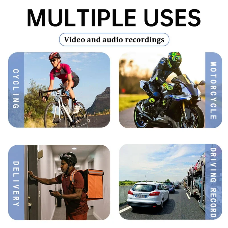 AIGLASSZ Trek TK05 – 1080P Back-Clip Night Vision Recorder, 180° Rotating Lens - Image 3