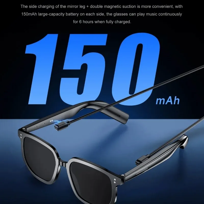 V1 Pro Smart Sunglasses with TWS Earbuds – Camera Remote & Hi-Fi Audio - Image 6