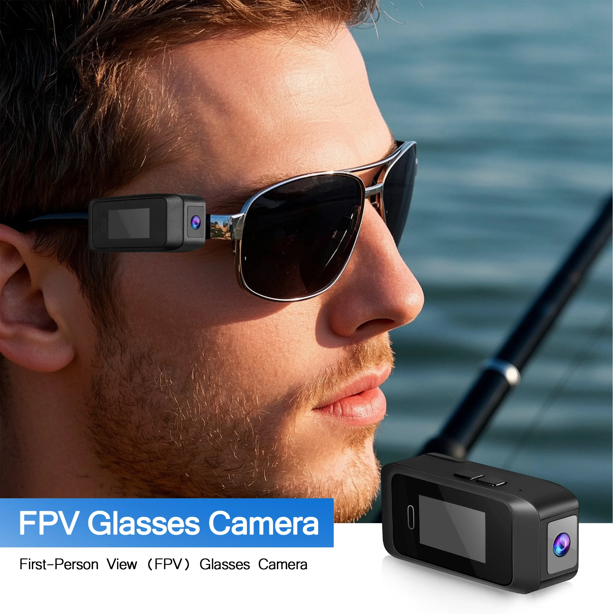 AIGLASSZ Vision V05 – 1080P Wearable Mini Pocket Camera, Glasses-Mount Body Cam - Image 2