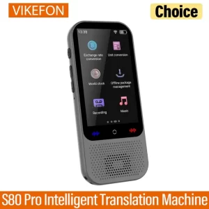 S80 Pro AI Translator – 138 Languages, 19 Offline, ChatGPT & Photo