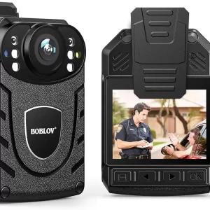 Boblov KJ21 1296P Body Camera – 10-Hour Recording, Night Vision