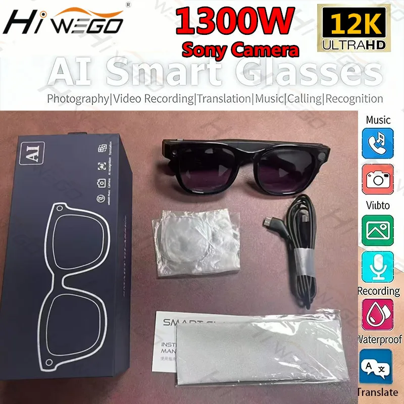 Hiwego AI Smart Sunglasses – 13MP Camera, ChatGPT & Calls - Image 7