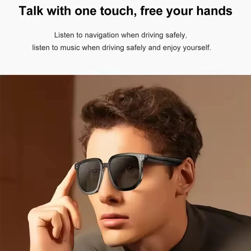 V1 Pro Smart Sunglasses with TWS Earbuds – Camera Remote & Hi-Fi Audio - Image 2