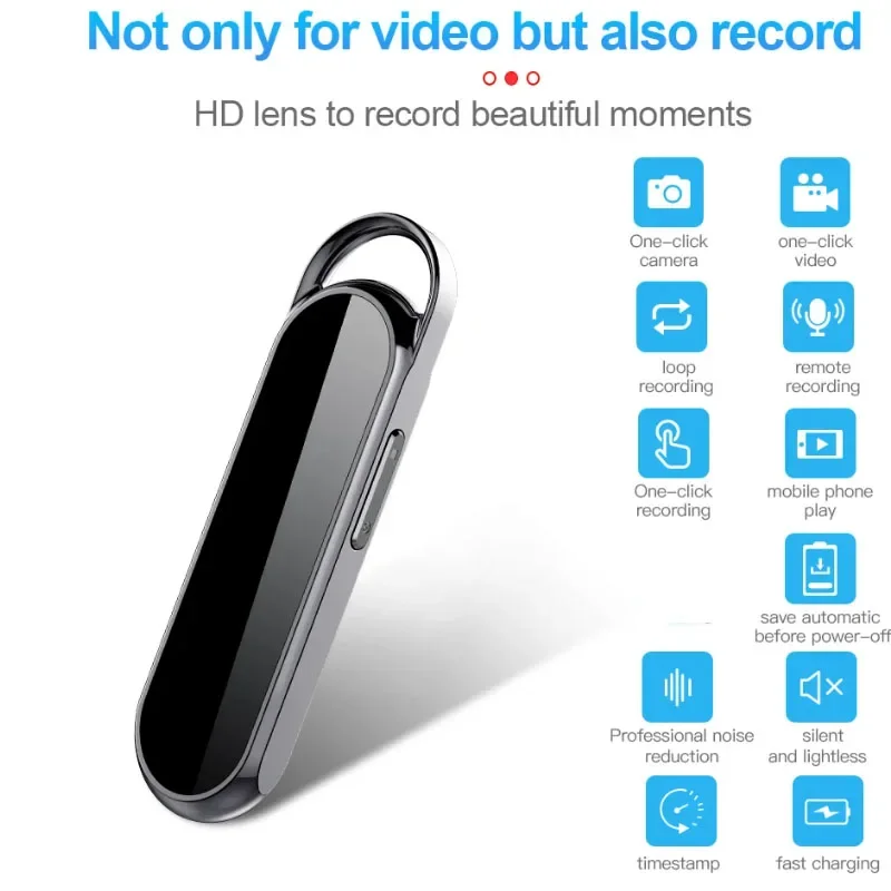 AIGLASSZ Note N04 – 1080P Wide-Angle Necklace Mini Camera & Voice Recorder (4–128GB) - Image 7