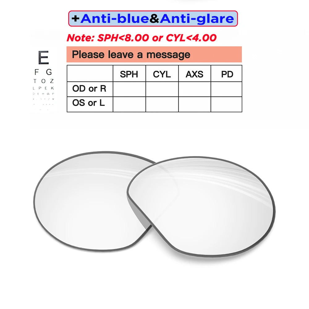 Custom Prescription Replacement Lenses for Oakley Meta HSTN OW8002 - Image 10