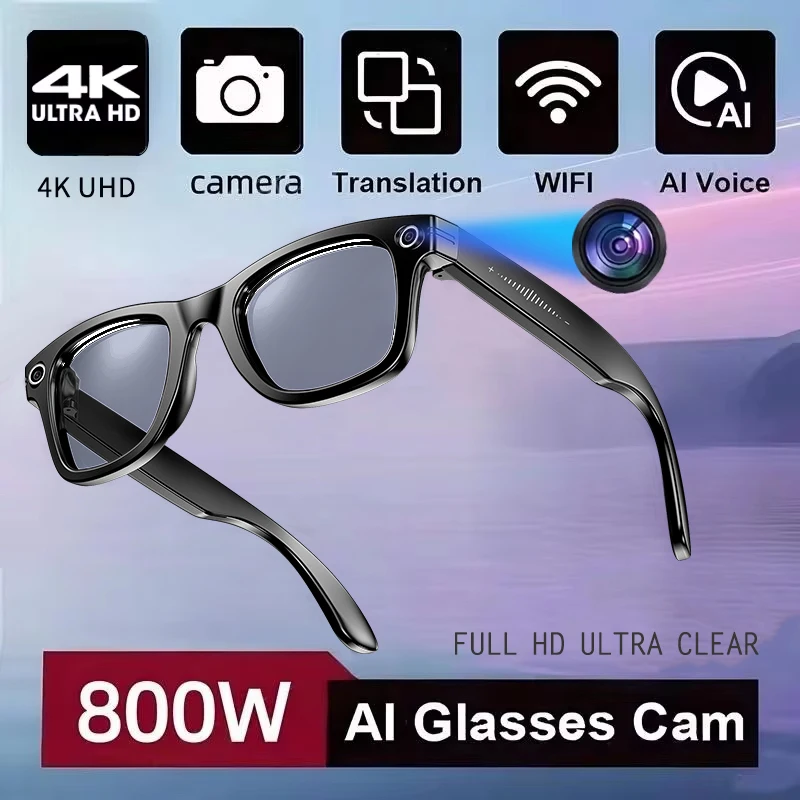 AIGLASSZ Vision V35 – 8MP AI Camera Sunglasses, Color-Changing Lenses & Translation - Image 10