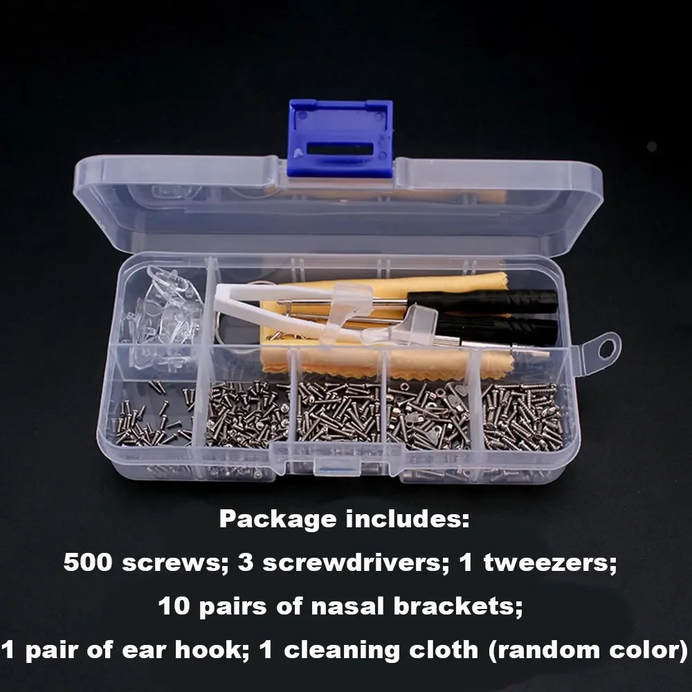 AIGLASSZ Grip G01 – Silicone Screw-On Nose Pads, 150 Pairs Repair Kit - Image 8