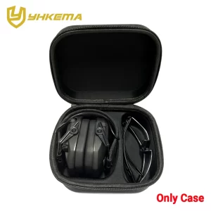 AIGLASSZ Case C10 – Hard Travel Case for Shooting Earmuffs & Safety Glasses