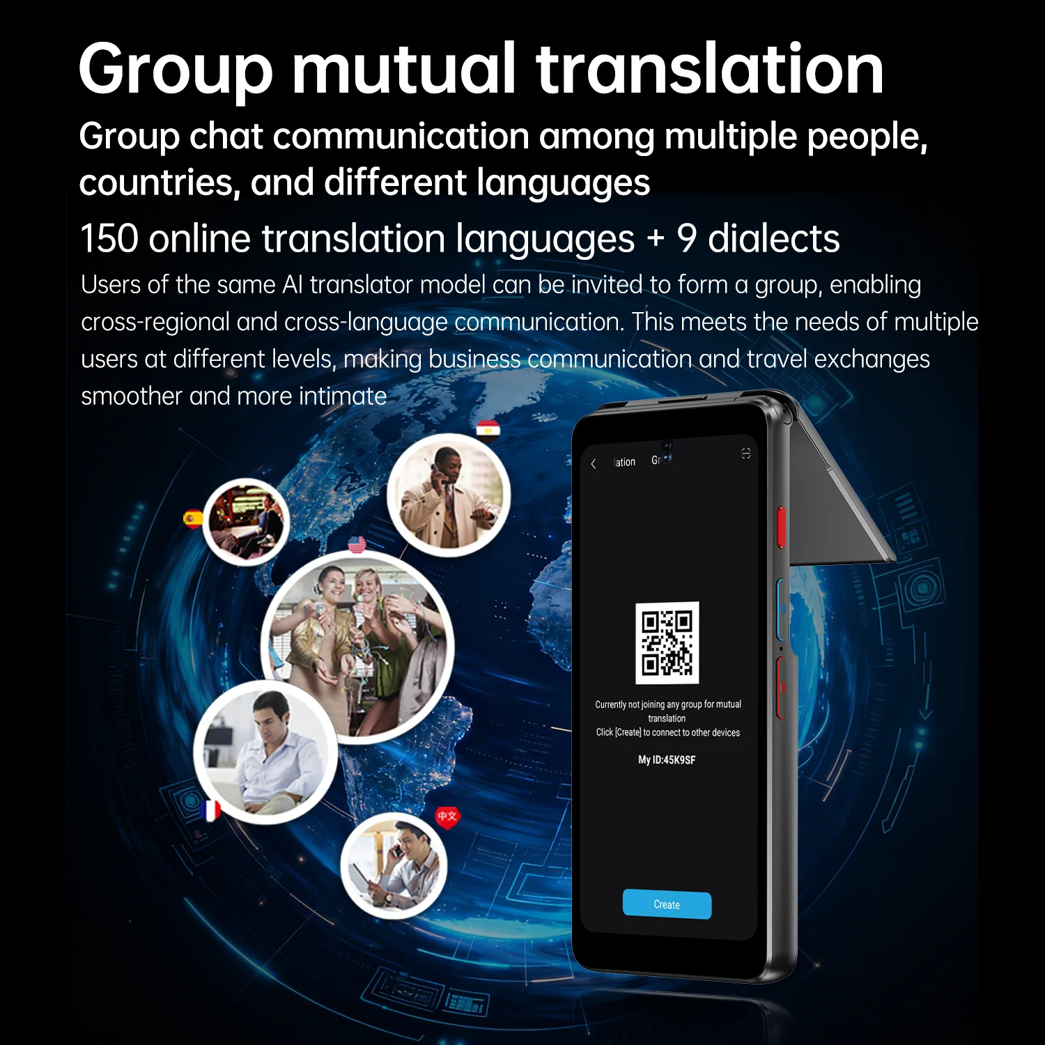 T90 Dual-Screen AI Translator – 150 Languages, 4G & Offline - Image 5