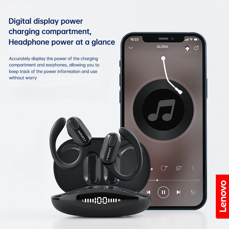 Lenovo XT80 Sports Earbuds – AI Translator, Hi-Fi Stereo, LED Display - Image 5
