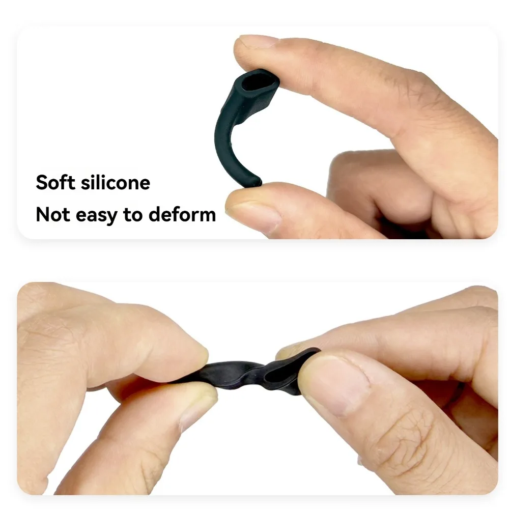 Silicone Ear Hook Grips for Ray-Ban Meta, RayNeo & Xreal (4 Pcs) - Image 3